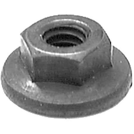 Auveco SPIN LOCK NUT W/ SERR. 1/4-20 THREAD 11/16 O.D., 100PK 2769